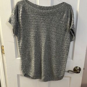 Gray Knit Top